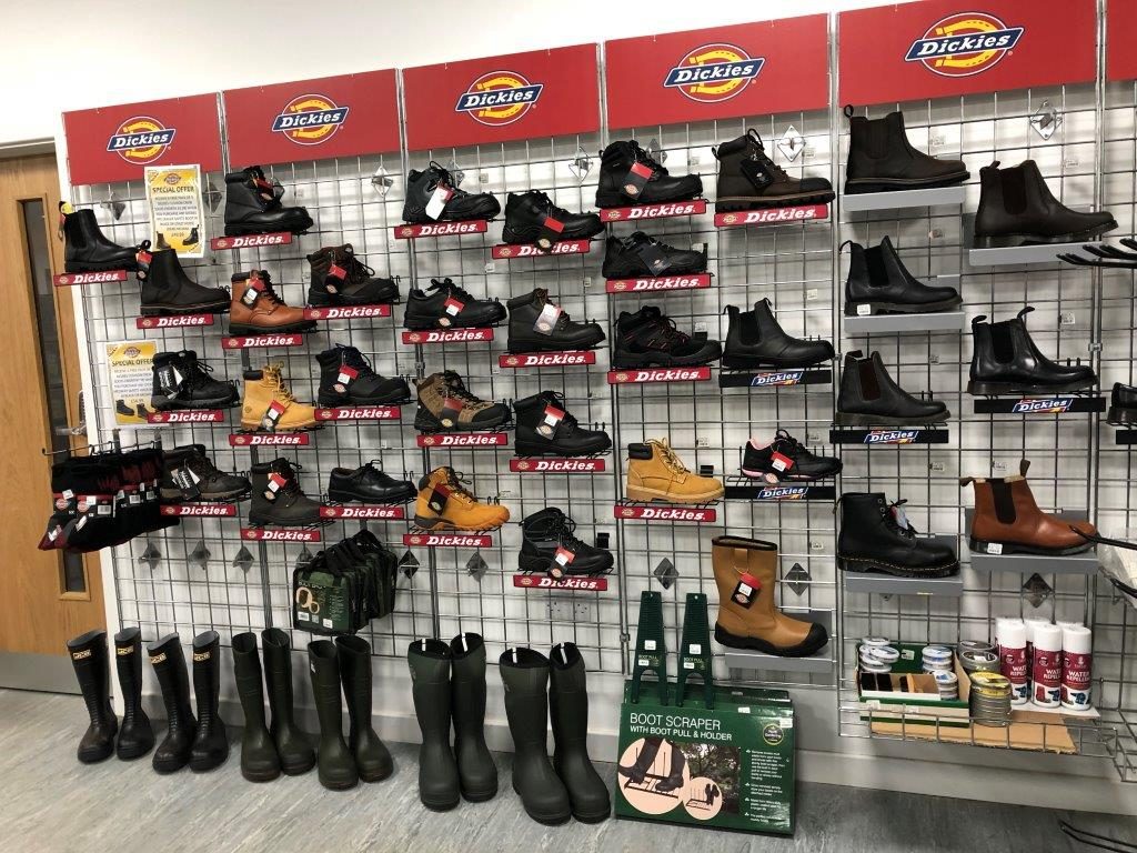 Dickies work boots and wellington boots